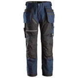 Snickers 6214 Canvas+ Werkbroek+ RuffWork - Navy/Black