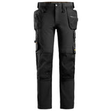 Snickers 6271 AllroundWork full stretch werkbroek holsterzakken - Black/Black