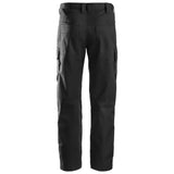 Snickers 6801 service broek kniestukzakken - Black/Black