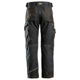 Snickers 6314 Canvas+ Werkbroek+ RuffWork - Black/Black