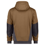 Dassy Pulse sweatshirt jas - Leembruin/Antracietgrijs