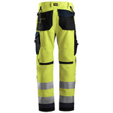 Snickers 6331 AllroundWork HighVis werkbroek - HighVisYellow/Navy