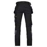 Dassy Matrix stretch werkbroek holsterzakken - Zwart