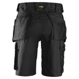 Snickers 3014 canvas+ shorts - Black