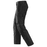 Snickers 6801 service broek kniestukzakken - Black/Black