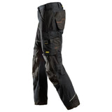 Snickers 6314 Canvas+ Werkbroek+ RuffWork - Black/Black