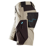 Snickers 6112 LiteWork 37.5 shorts - Khaki/Black