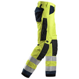 Snickers 6331 AllroundWork HighVis werkbroek - HighVisYellow/Navy