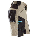 Snickers 6112 LiteWork 37.5 shorts - Khaki/Black