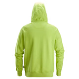 Snickers 2894 Logo Hoodie - Lime