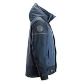 Snickers 1112 AllroundWork Waterdicht geïsoleerd jack - Navy\Dark Navy