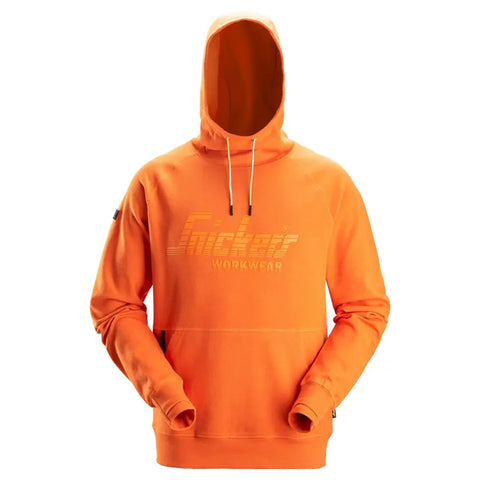 Snickers 2894 Logo Hoodie - Warm Orange