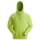 Snickers 2894 Logo Hoodie - Lime